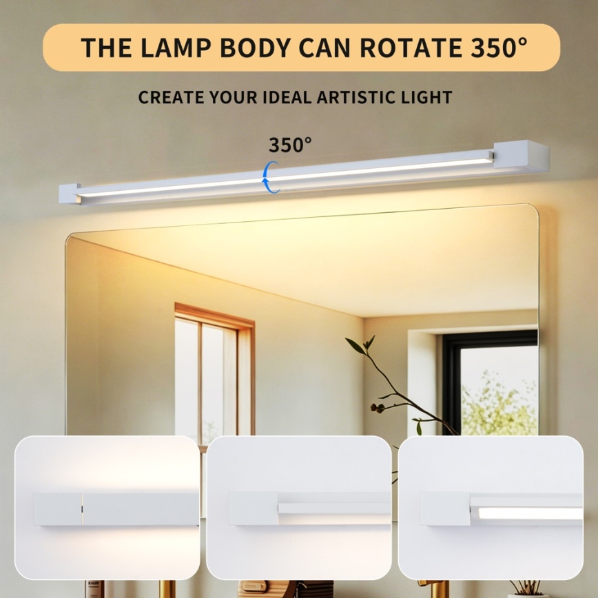 BRILAGI - AQUA LINE LED vannitoa peegelvalgusti 28W/230V, 100 cm, IP44, valge, CRI 90