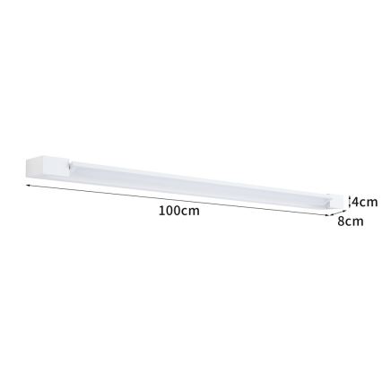 BRILAGI - AQUA LINE LED vannitoa peegelvalgusti 28W/230V, 100 cm, IP44, valge, CRI 90