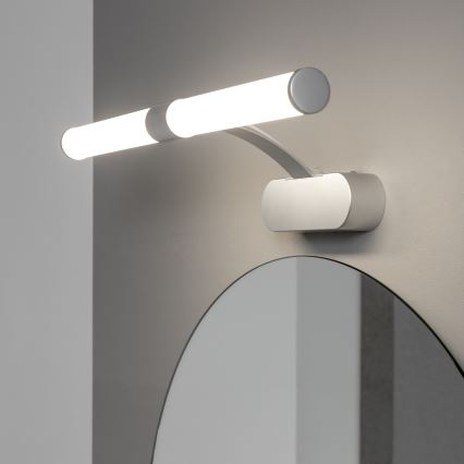 Brilagi - TUBEO 2-ühes LED-vannitoapeegli valgustus, LED/6W/230V, 40 cm, IP44, hõbedane