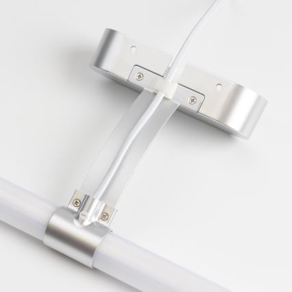 Brilagi - TUBEO 2-ühes LED-vannitoapeegli valgustus, LED/6W/230V, 40 cm, IP44, hõbedane