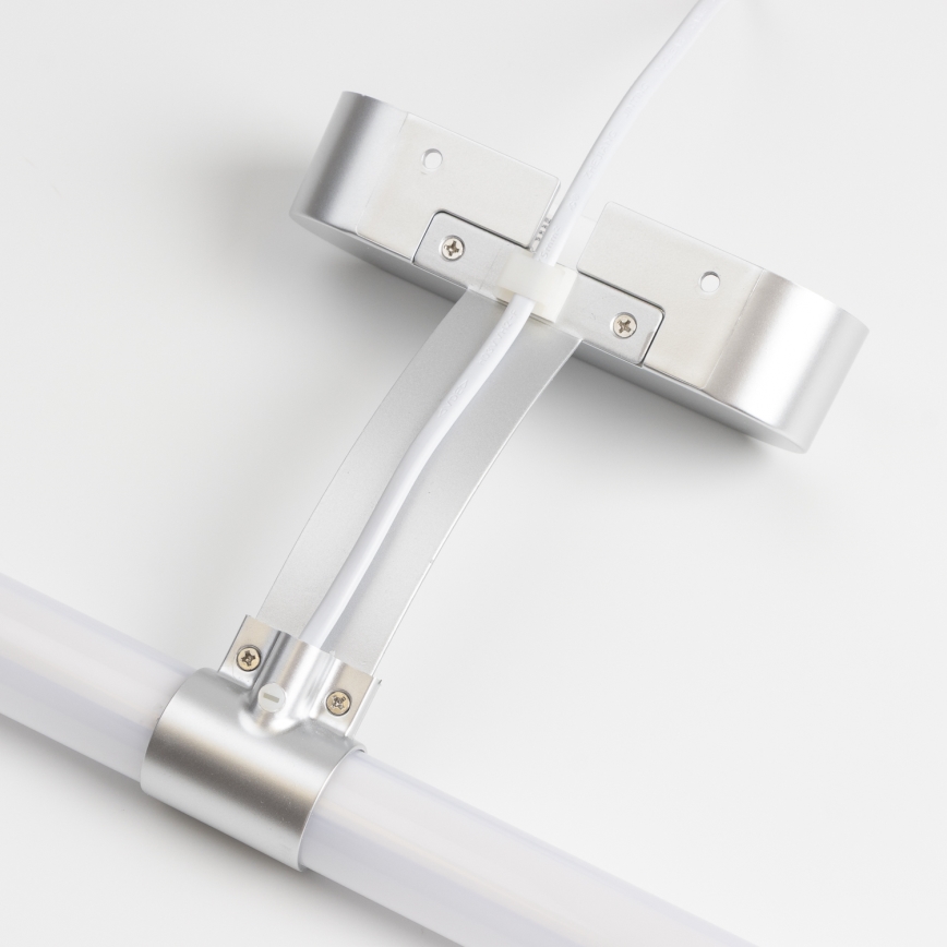 Brilagi - TUBEO 2-ühes LED-vannitoapeegli valgustus, LED/6W/230V, 40 cm, IP44, hõbedane