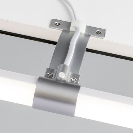 Brilagi - TUBEO 2-ühes LED-vannitoapeegli valgustus, LED/6W/230V, 40 cm, IP44, hõbedane