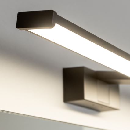Brilagi - 3-ühes vannitoa peegli LED-valgustus VESTRA LED/12W/230V 60 cm IP44 must