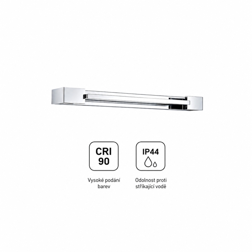 BRILAGI - Vannitoa peegli LED-valgustus AQUA LINE LED/12W/230V 45 cm IP44 läikiv kroom CRI 90