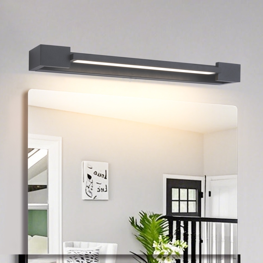 Brilagi - LED-vannitoa peegli valgustus AQUA LINE LED/12W/230V 45 cm IP44 antratsiit CRI 90