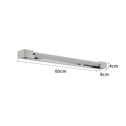 Brilagi - LED-vannitoa peeglivalgusti AQUA LINE LED/18W/230V 60 cm IP44 läikiv kroom CRI 90