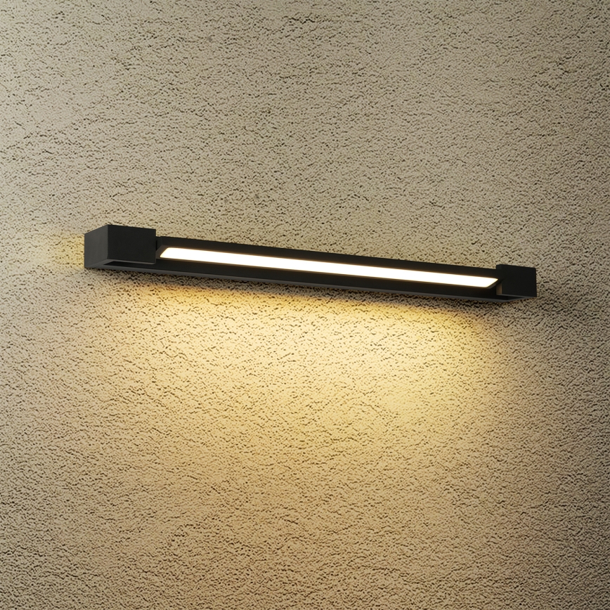 Brilagi - LED vannitoa peeglivalgusti AQUA LINE LED/18W/230V 60 cm IP44 must CRI 90