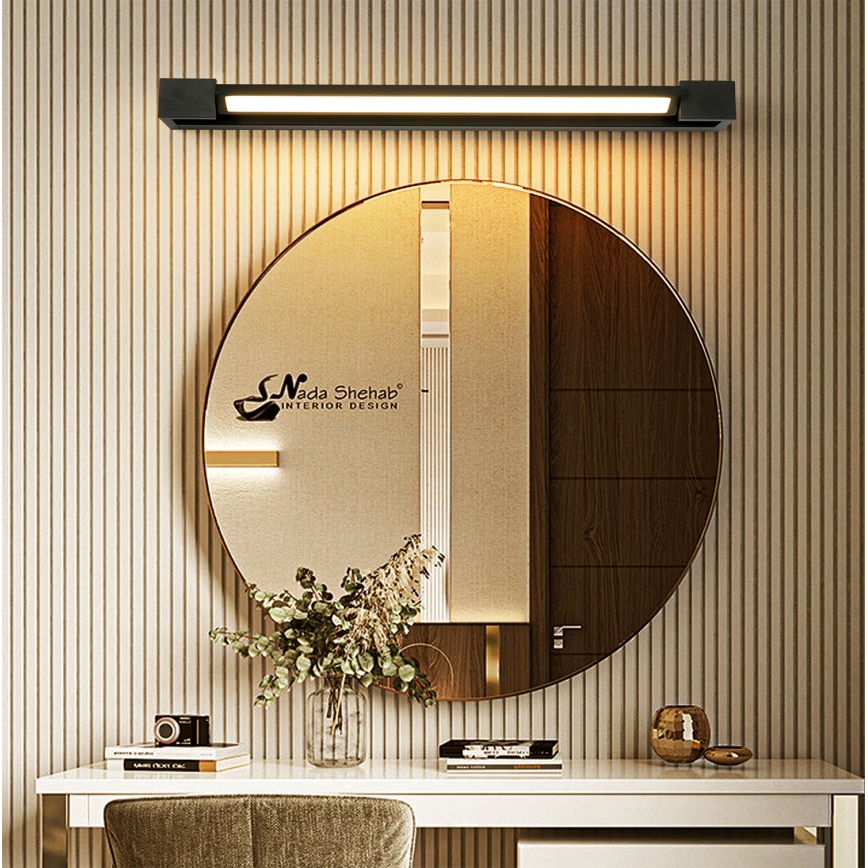 Brilagi - LED vannitoa peeglivalgusti AQUA LINE LED/18W/230V 60 cm IP44 must CRI 90