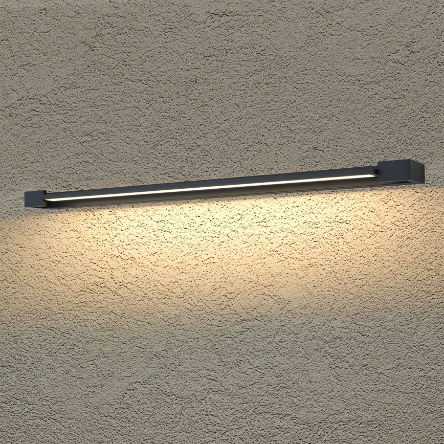 Brilagi - LED-vannitoa peegli valgustus AQUA LINE LED/36W/230V 120 cm IP44 must CRI 90