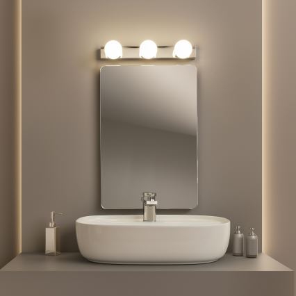 Brilagi - LED-vannitoa peeglivalgusti HOLLYWOOD 3xLED/3W/230V 39 cm IP44 läikiv kroom