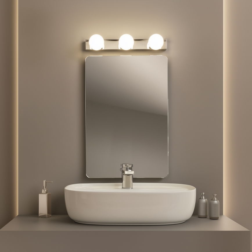 Brilagi - LED-vannitoa peeglivalgusti HOLLYWOOD 3xLED/3W/230V 39 cm IP44 läikiv kroom