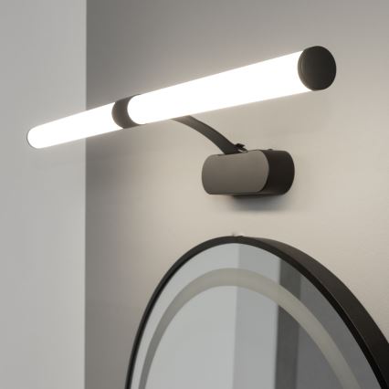 Brilagi - LED-vannitoa peegli valgusti 2-ühes TUBEO LED/8W/230V 60 cm IP44 must