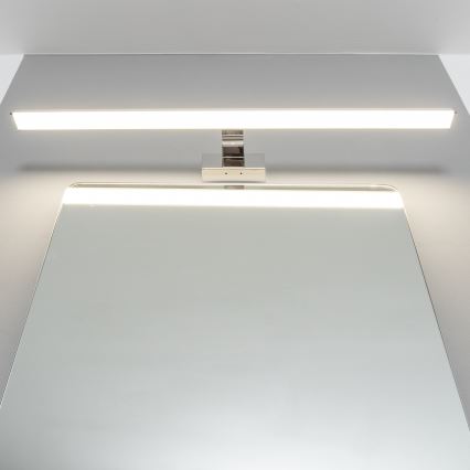 Brilagi – VESTRA 3-ühes LED-vannitoa peegli valgusti, LED/15W/230V, 80 cm, IP44, läikiv kroom