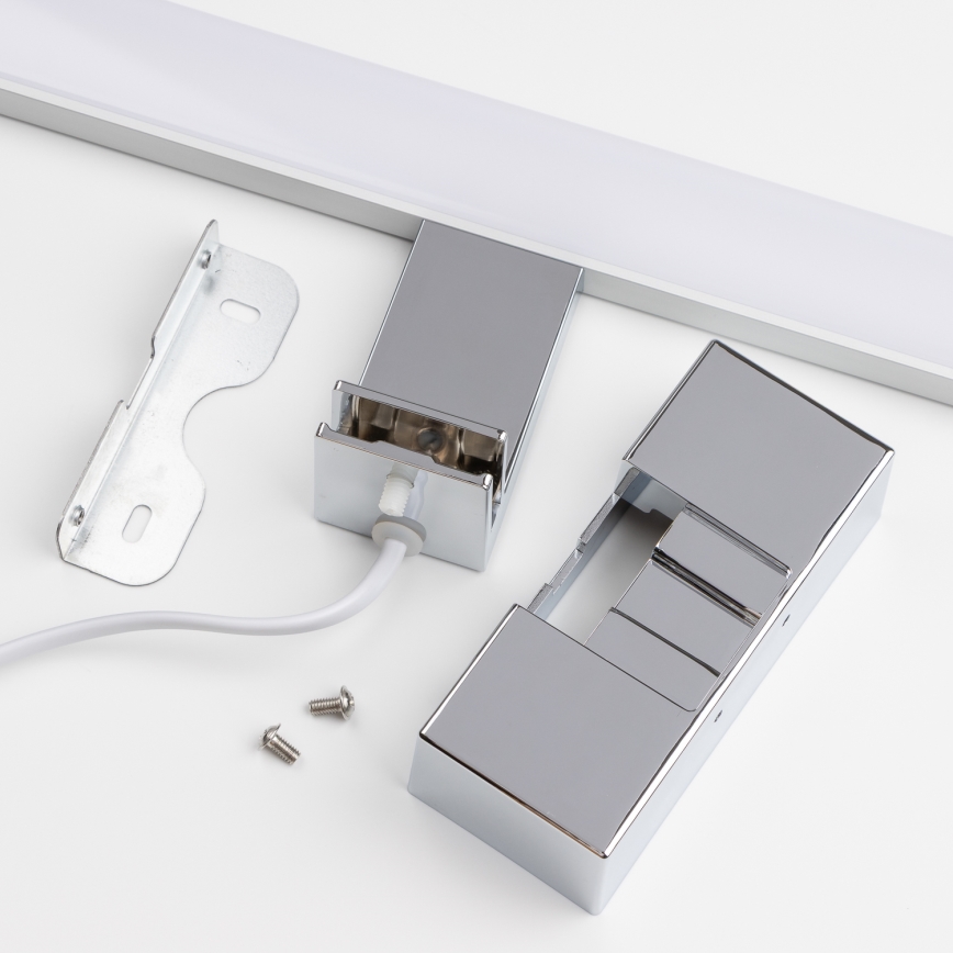 Brilagi – VESTRA 3-ühes LED-vannitoa peegli valgusti, LED/15W/230V, 80 cm, IP44, läikiv kroom