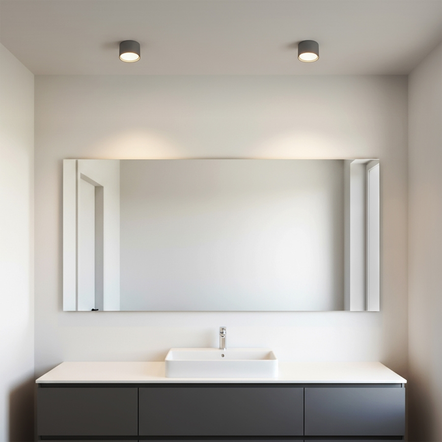 Brilagi - LED Vannitoa punktvalgusti SMOOTH 1xGX53/15W/230V antratsiit IP65