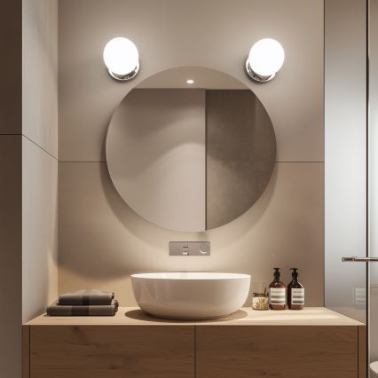 Brilagi - LED vannitoa seinavalgusti BALL LED/6W/230V 3000/4000/6500K IP44 läikiv kroom