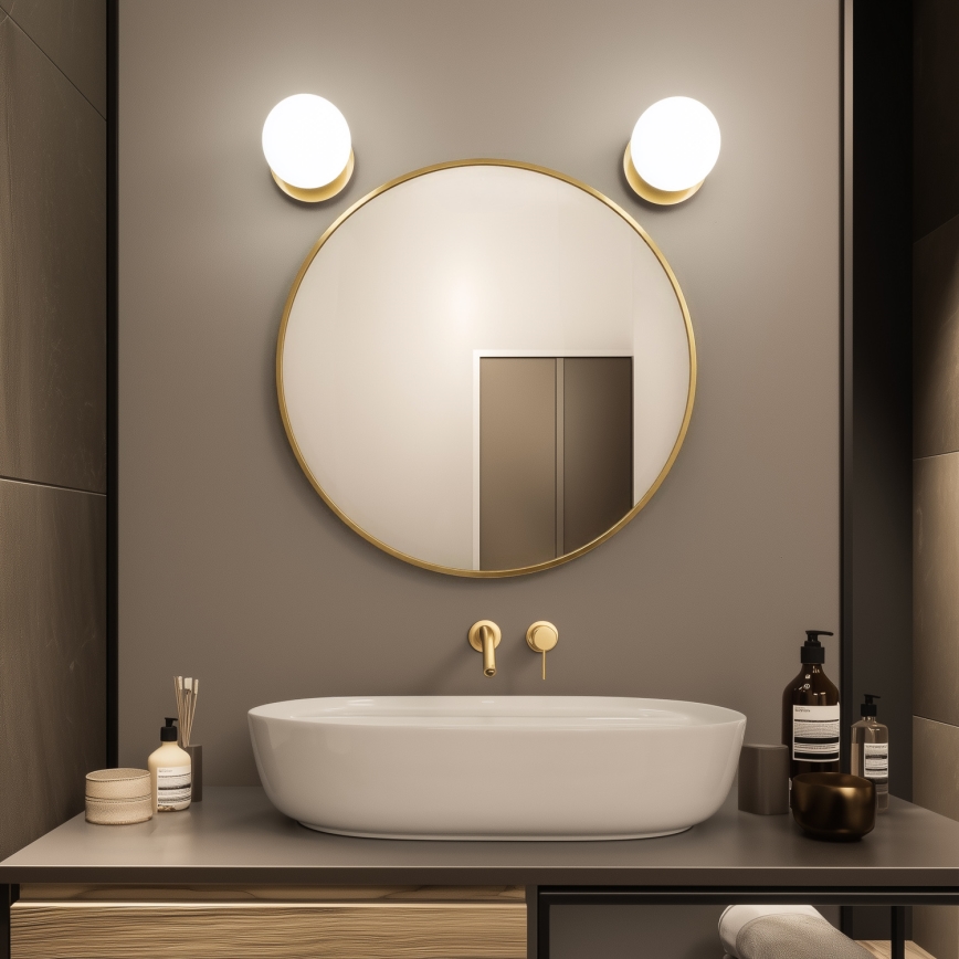 Brilagi - LED-vannitoa seinavalgusti BALL LED/6W/230V 3000/4000/6500K IP44 kuldne