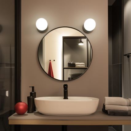 Brilagi - Vannitoa LED-seinavalgusti BALL LED/6W/230V 3000/4000/6500K IP44 must