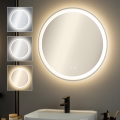 BRILAGI - LED vannitoa soojendusega peegel AVA ECO LED/11,5W/230V läbimõõt 60 cm IP44 CRI 90 hämardatav + CCT