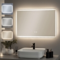 BRILAGI - LED-vannitoa soojendusega peegel BELLA LED/19W/230V 60x90 cm IP44 CRI 90 hämardatav + CCT