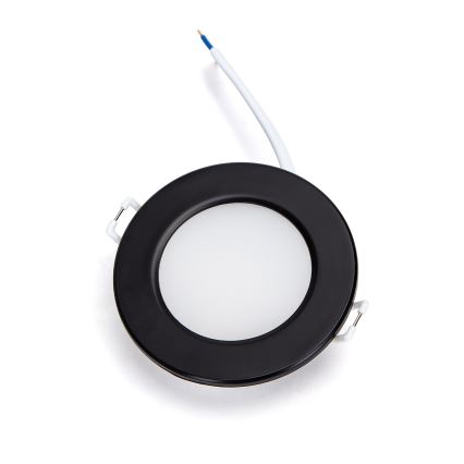 Brilagi - LED vannitoa süvistatav laevalgusti LED/12W/230V 3000K must IP65
