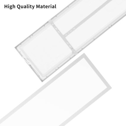 Brilagi - LED-vannitoa laevalgusti FRAME LED/50W/230V 3000/4000/6000K 120x30 cm IP44 hõbedane