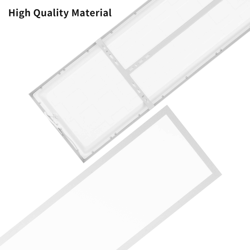 Brilagi - LED-vannitoa laevalgusti FRAME LED/50W/230V 3000/4000/6000K 120x30 cm IP44 hõbedane