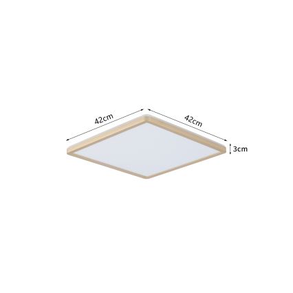 Brilagi - LED vannitoa valgusti ULTRA SLIM LED/24W/230V 42x42 cm kuldne IP54