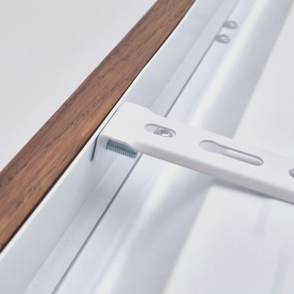 Brilagi - LED-vannitoa laelamp WOODY FRAME LED/40W/230V 120x30 cm IP44 tamm-kirsipuu