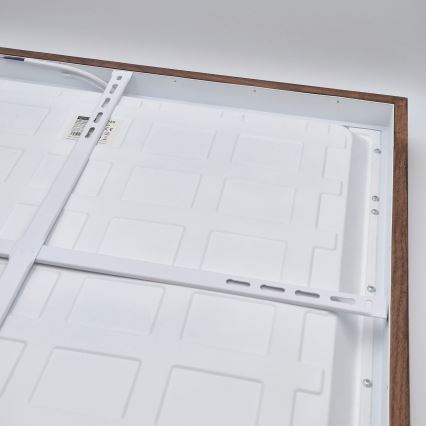 Brilagi - LED vannitoa laelamp WOODY FRAME LED/40W/230V 60x60 cm IP44 tamm kirsipuu
