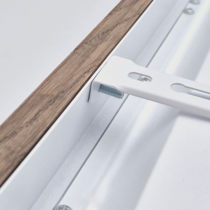 Brilagi - LED Vannitoa laevalgusti WOODY FRAME LED/50W/230V 120x30 cm IP44 pähkel