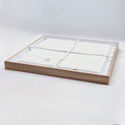 Brilagi - LED Laevalgusti vannitoas WOODY FRAME LED/40W/230V 60x60 cm IP44 tamm