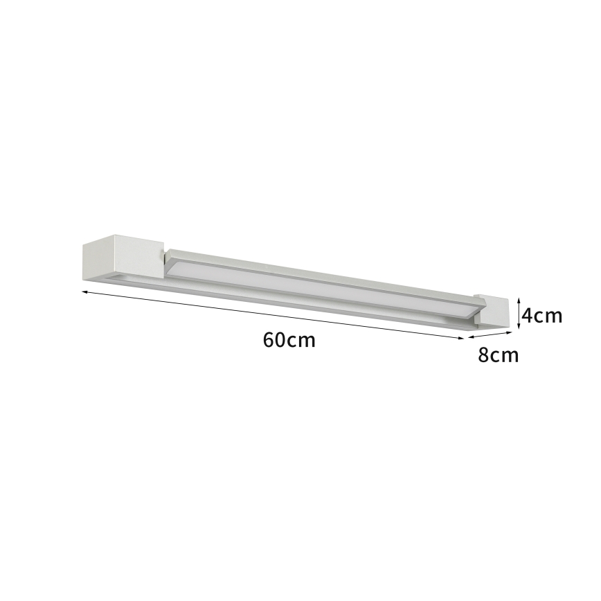 Brilagi - LED-vannitoa peeglivalgusti AQUA LINE LED/18W/230V 60 cm IP44 matistatud kroom CRI 90