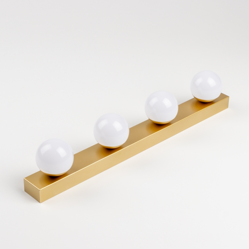 Brilagi - LED-vannitoa peegli valgusti HOLLYWOOD 4xLED/3W/230V 53 cm IP44 kuldne