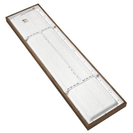 Brilagi - LED vannitoa laevalgusti WOODY FRAME LED/40W/230V 120x30 cm IP44 tamm pähkel