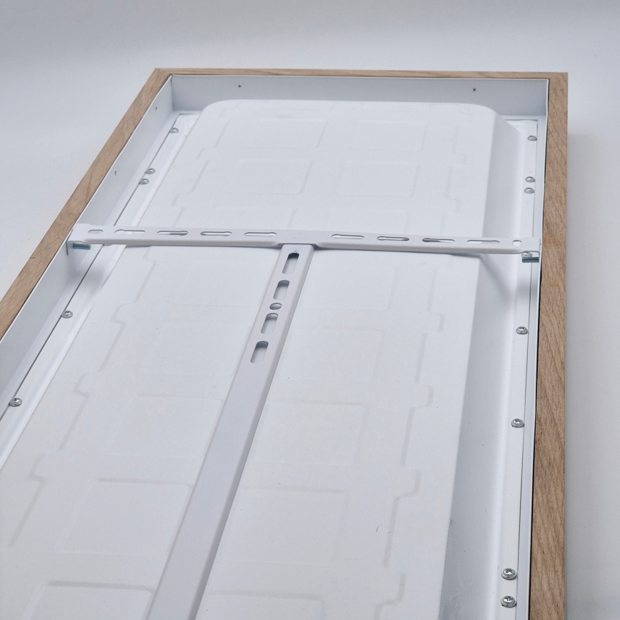 Brilagi - LED Laepvalgustus WOODY FRAME LED/40W/230V 120x30 cm IP44 tamm