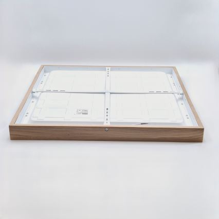 Brilagi - LED vannitoa laevalgutus WOODY FRAME LED/50W/230V 60x60 cm IP44 tamm
