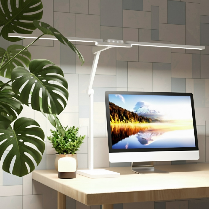 Brilagi - LED hämardatav puutetundlik laualamp VARIO LED/24W/230V 3000-6500K CRI 92 valge