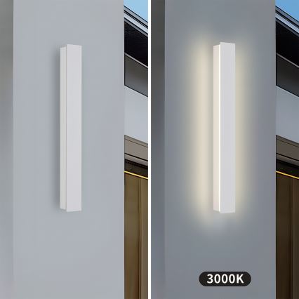 Brilagi - LED välisseinavalgusti LINEAR LED/12W/230V 3000K IP65 50 cm valge CRI 90