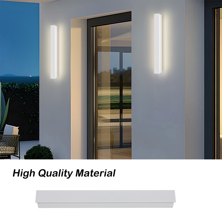 Brilagi - LED välisseinavalgusti LINEAR LED/12W/230V 3000K IP65 50 cm valge CRI 90