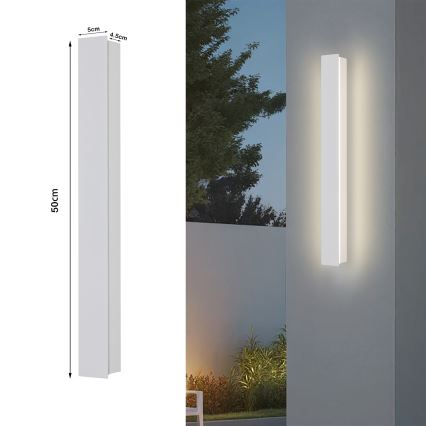 Brilagi - LED välisseinavalgusti LINEAR LED/12W/230V 3000K IP65 50 cm valge CRI 90