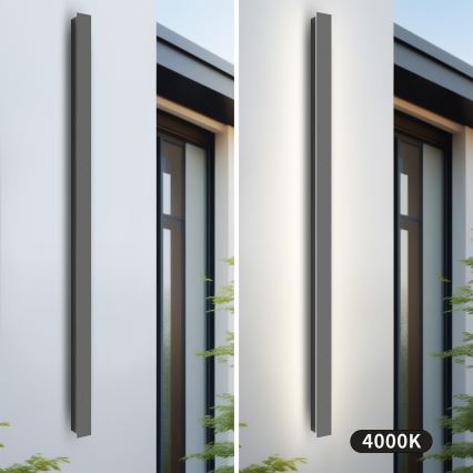 Brilagi - LINEAR LED välisseinavalgusti LED/32W/230V 4000K IP65 140 cm antratsiit