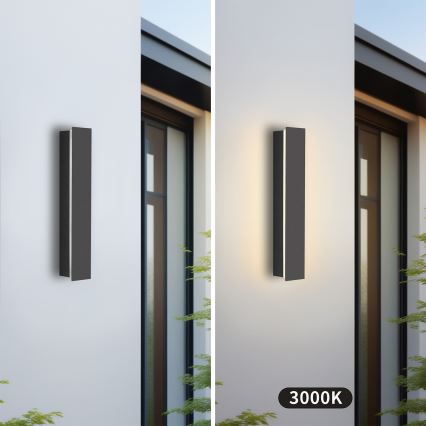 Brilagi - LED välisseinavalgusti LINEAR LED/8W/230V 3000K IP65 30 cm antratsiit