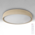 Brilagi - LUCIA hämardatav LED-laelamp LED/60W/230V 3000-6500K läbimõõt 59 cm beež + kaugjuhtimispult