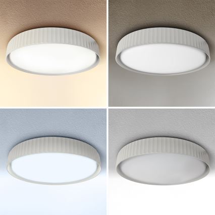 Brilagi - hämardatav LED-laelamp LUCIA LED/48W/230V 3000-6500K läbimõõt 41 cm valge + kaugjuhtimispult
