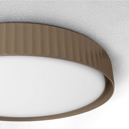 Brilagi - LED-hämardatav laelamp LUCIA LED/60W/230V 3000-6500K läbimõõt 59 cm pruun + kaugjuhtimispult