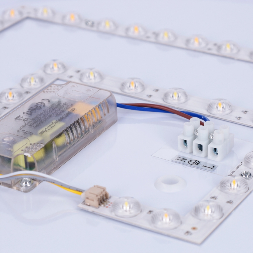 Brilagi - LED-hämardatav laelamp LUCIA LED/60W/230V 3000-6500K läbimõõt 59 cm pruun + kaugjuhtimispult