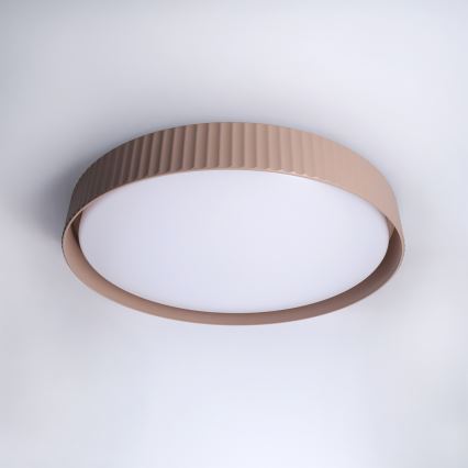 Brilagi - LED-hämardatav laelamp LUCIA LED/60W/230V 3000-6500K läbimõõt 59 cm pruun + kaugjuhtimispult