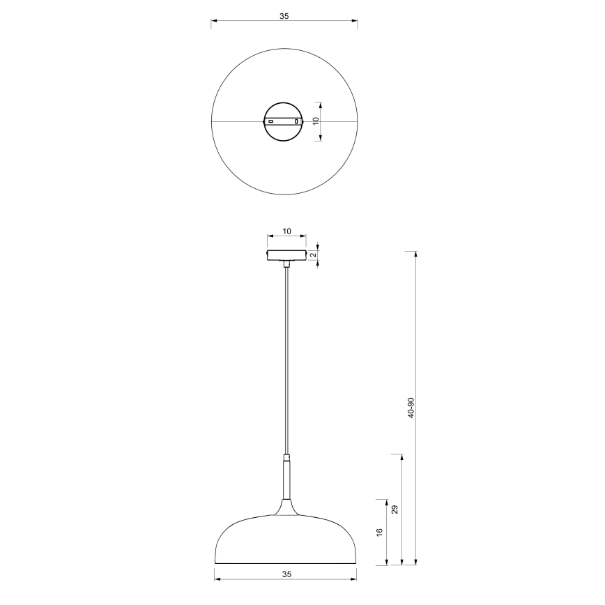 Brilagi - Lühter ABRAHAM 1xE27/60W/230V d. 35 cm beež