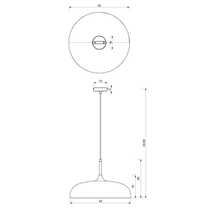 Brilagi - Lühter ABRAHAM 1xE27/60W/230V d. 45 cm beež